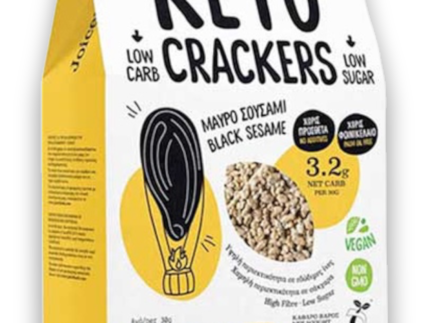Joice Foods - Keto crackers sésamo negro 60gr